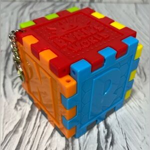 Ryan's World Colorful Detachable Cube Keychain Pre owned